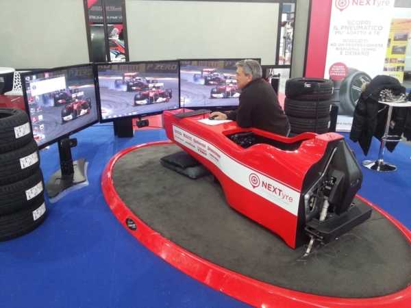 Adrenaline Fbrand en Quistello con el Simulador de Conducción de Fórmula Uno