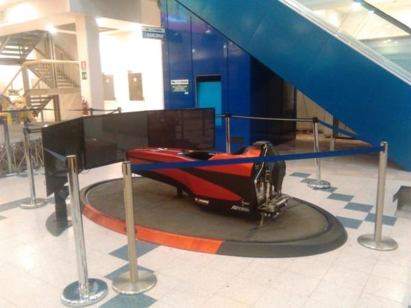 Dynamischer professioneller F1-Simulator - Adamello Shopping Center Event