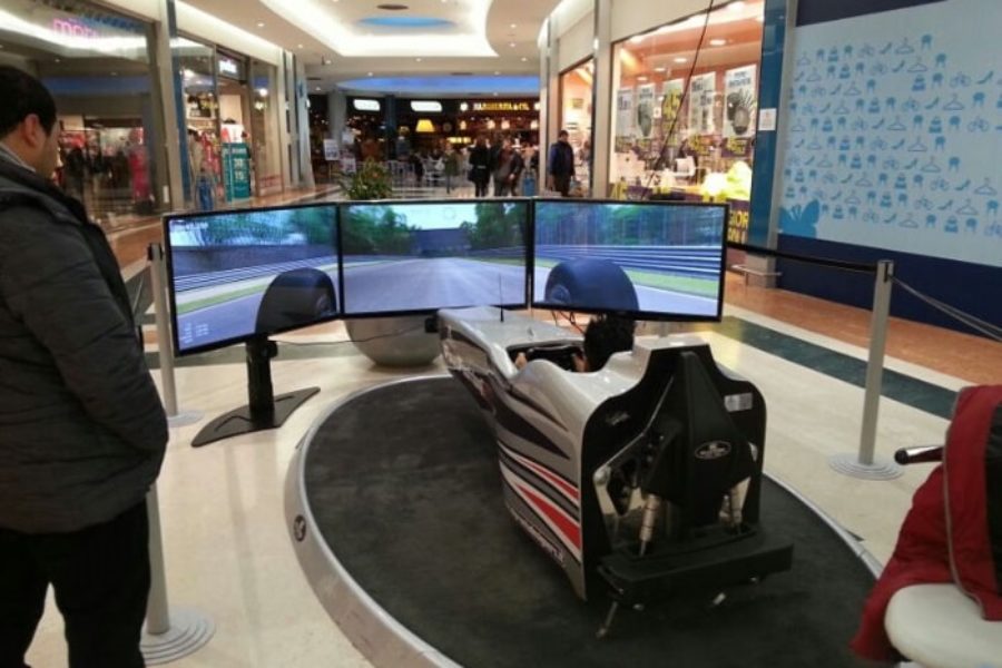 Pesaro has its F1 simulator at the Rossini Center