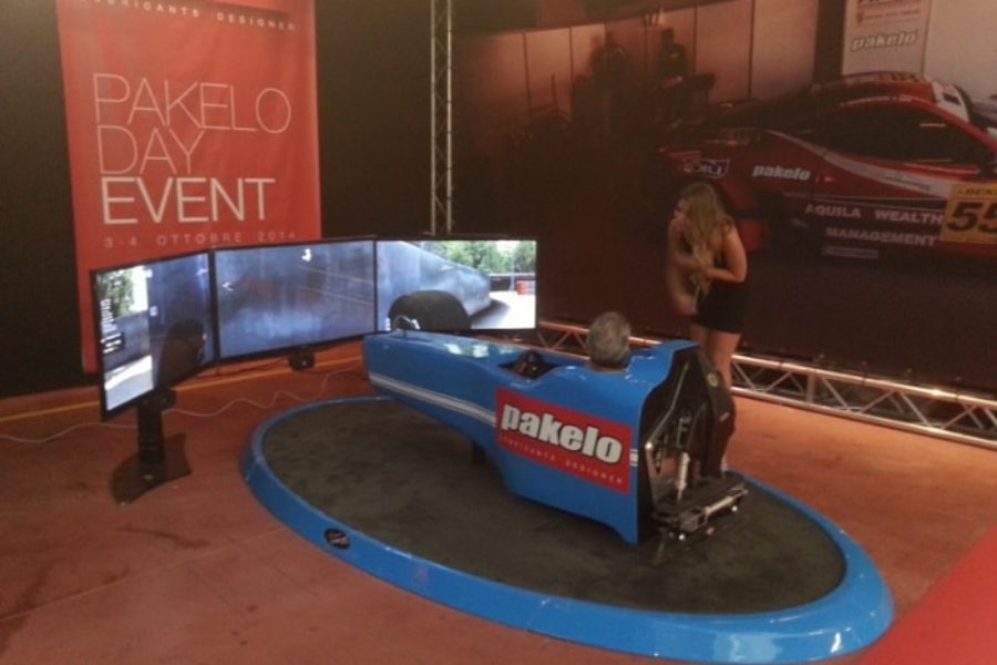 Pakelo Lubricants chooses F1 simulators by Fbrand