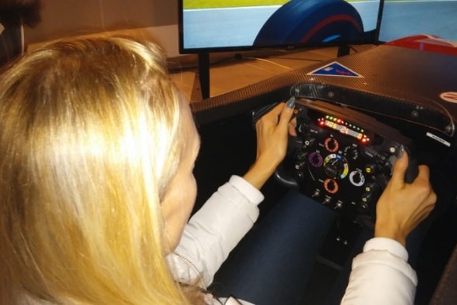 Il simulatore F1 con Gecal a Monza