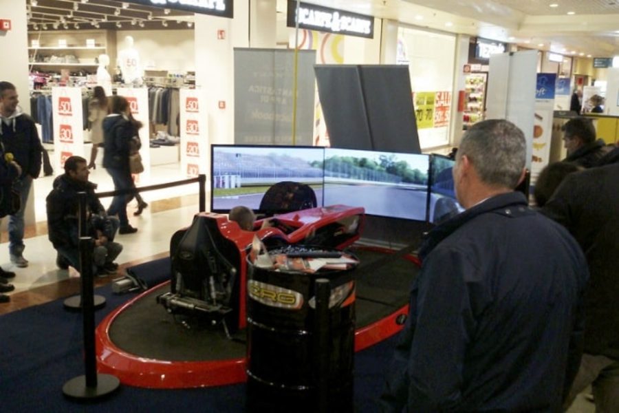F1 ist dank GP Kart Indoor in Auchan in Sassari