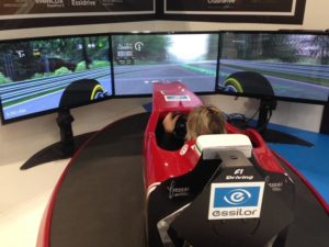 Essilor con il Simulatore F1 Fbrand al MIDO 2017