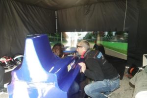 F1 Professional Fbrand Simulator Station - Safe Driving Event Stand by Vito Popolizio Mugello