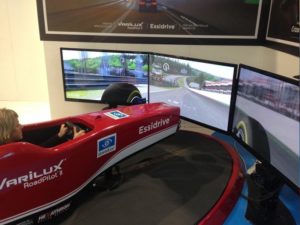 F1 simulator Fbrand with Essilor at MIDO 2017