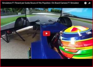 F1 Fbrand Simulator en acción con la escuela de conducción segura de Vito Popolizio