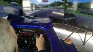 Simulatore Formula 1 Professionale - On Board - Stand Evento Guida Sicura di Vito Popolizio Mugello