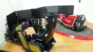 Simuladores de conducción profesional de Fbrand: simulador de Fórmula 1 y simulador de rally GT