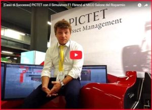 Testimonial und Meinungen zum F1-Simulator [Interview mit Daniele von PICTET]