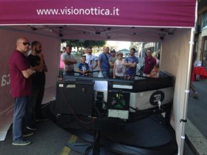Vision Optical Event Milan Junio ​​2017 - Fbrand Formula 1 Simulator