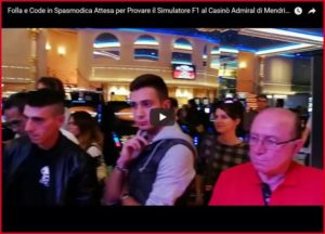 Encore im Casino Admiral in Mendrisio - Schweiz heisst auch den Fbrand F1 Simulator willkommen
