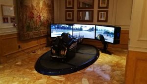 Simulatore Formula 1 Professionale Fbrand - Gran Premio Monza - Evento Hotel de la Ville Monza - Decade Sports