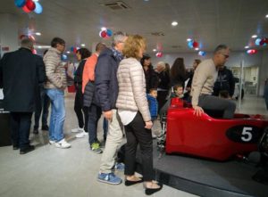 Queues Waiting to Experience Thrill and Emotion F1 Fbrand Simulator - Formula 1 - Vercelli Car Dealer