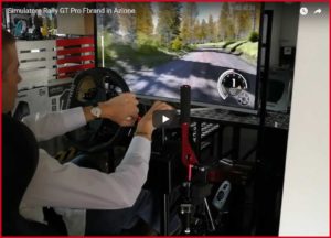 Der neue Fbrand Professional Rallye- und Gran Turismo-Simulator ist in Aktion