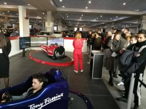 F1 Fbrand Simulator - Fassina Group Autohändler Tony Fassina - Mailand