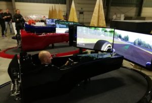 3 Simulatori F1 Pro Dinamici all'Evento Porcelaingres con Fbrand
