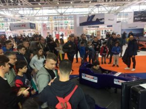 Prime Code e Prove del Simulatore F1 Pro con Fbrand e Sky Sport al Motorshow Bologna 2017