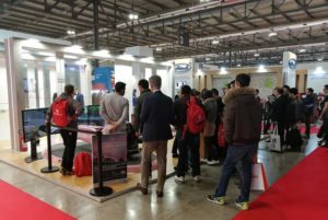 Mostra Evento Expocomfort 2018 Milano - Stand Bwt Italia - Simulatore F1