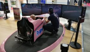 Postazione Simulatore Formula Uno Dinamico Professionale - Bwt Expocomfort 2018