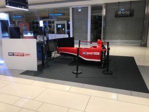 Sky Sport F1 y Fbrand - Simulador dinámico de conducción de Fórmula 1 - Centro comercial Porta di Roma