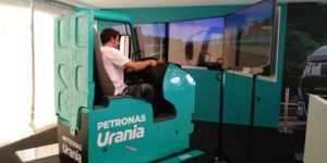 Petronas Urania mit Truck Simulator und Fbrand beim Misano Truck Race