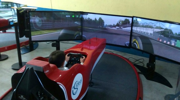 Fbrand e 2 Simulatori F1 all’Evento Ideal Standard, Autodromo Vallelunga