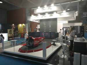 Noleggio Simulatore F1 Fbrand - Stand Trivending alla Fiera Venditalia