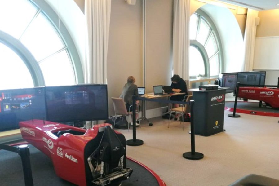 Super Luxury Event for Generali and Med-Ex in Montecarlo with 2 F1 Simulators