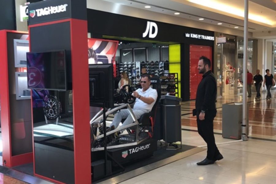 Tag Heuer Bissa the GT Simulator with Fabiani Gioiellerie in Rome