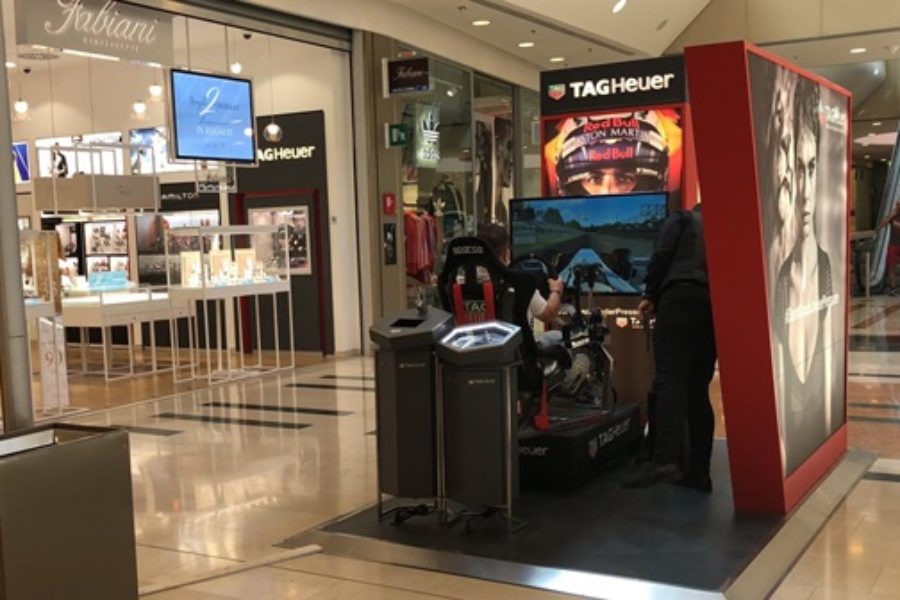 Tag Heuer Bissa the GT Simulator with Fabiani Gioiellerie in Rome