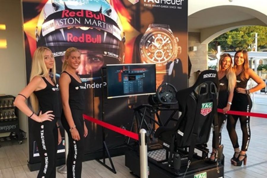 Tag Heuer Cheers Summer by the Sea with the Rally Simulator in Tuscany