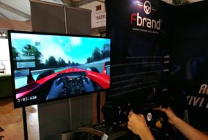 Postazione Simulatore F1 Fbrand - Stand 217 Fiera del Riso Isola della Scala VR