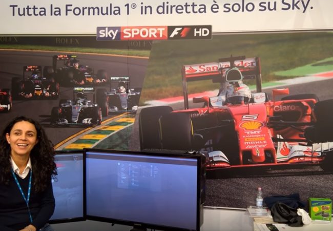 Fbrand Über uns - Fallgeschichte Sky Sport F1 - Motorshow Bologna