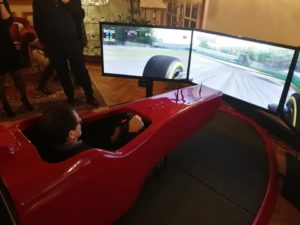 Domenico Fumagalli KPMG Italia Prova il Simulatore Formula 1 Professionale Fbrand