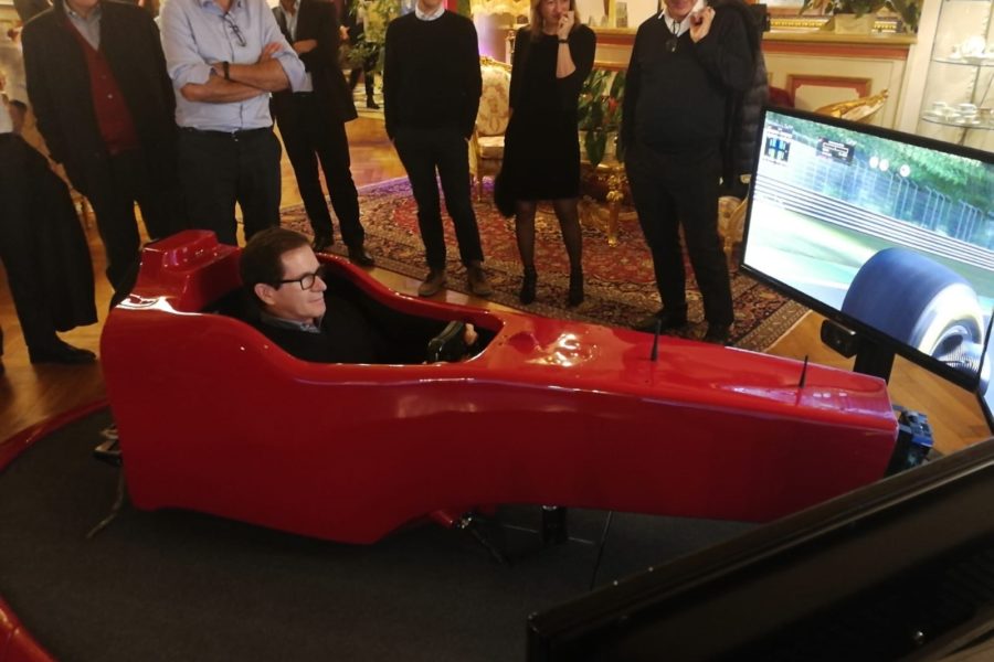 2 F1 Simulators and Many Challenges with KPMG at Regina Palace in Stresa