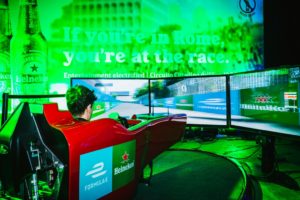 Il Simulatore Formula E Protagonista all'Evento Privato di Heineken - Teatro Atlantico Roma