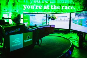 Postazione Simulatore Formula E Professionale - Fbrand Heineken