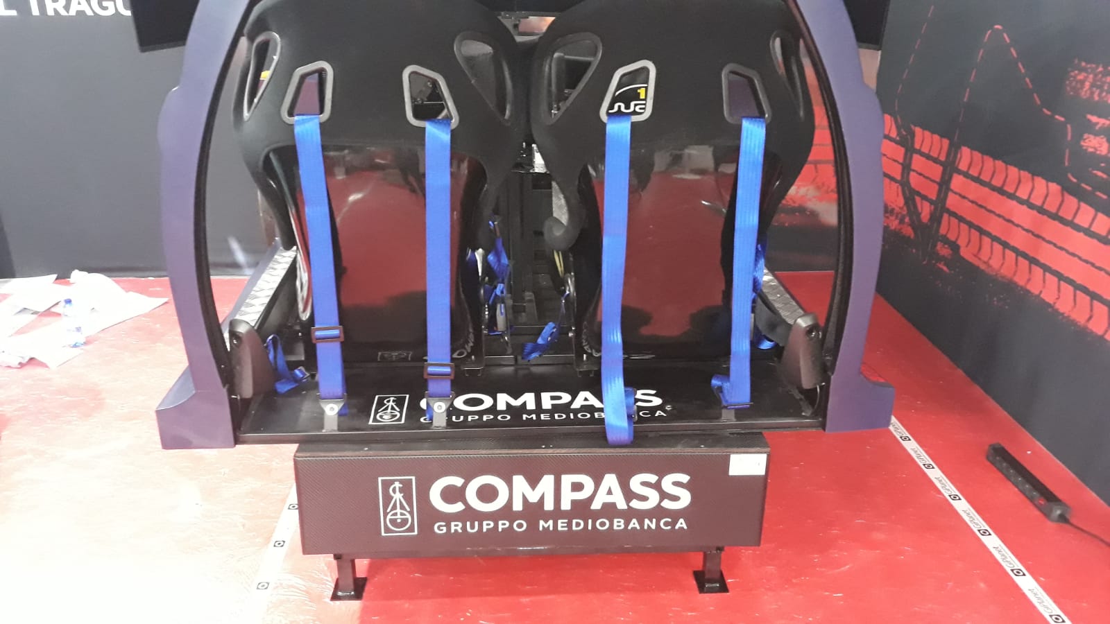 Postazione Simulatore di Guida Professionale - Simulatore di Guida Rally Biposto Compass