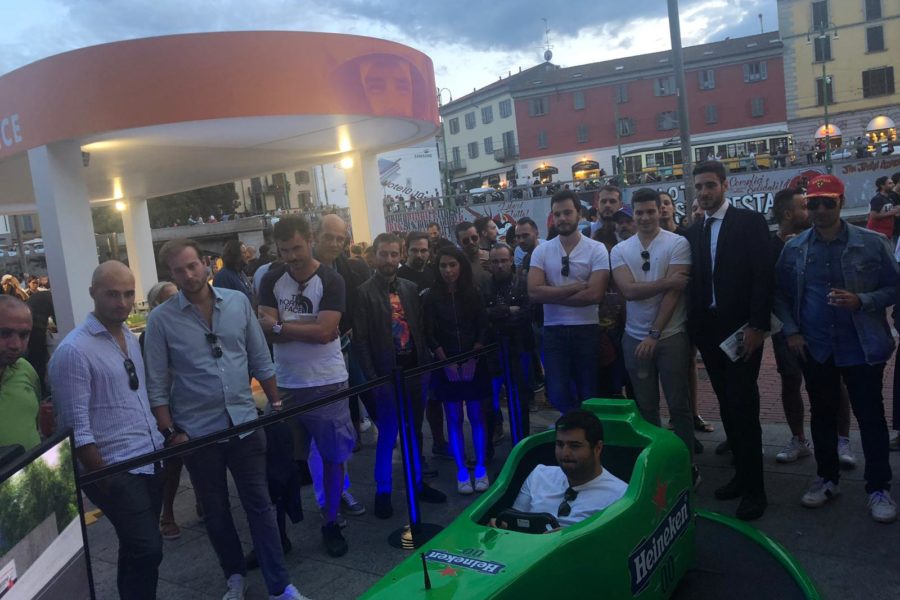 Heineken and Fbrand repeat success with the F1 Simulator