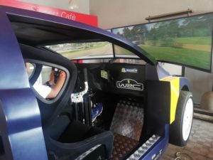 Simulatore FCA Rally Biposto con Scocca - Fbrand con FCA a Siport Evento Cedas