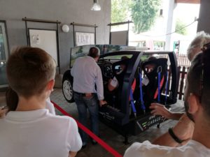 Simulatore di Guida Rally Gran Turismo - Fbrand con FCA - Evento Cedas Siport