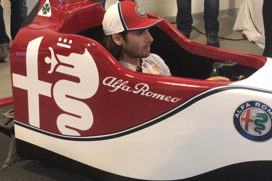 Simulatore Alfa Romeo F1 Racing Team con Fbrand
