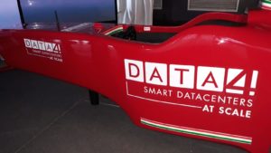 Simulador de conducción profesional F1 - Grupo Data4 con Fbrand