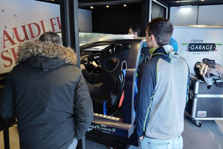 Two Professional Driving Simulators with Fbrand in Sestriere