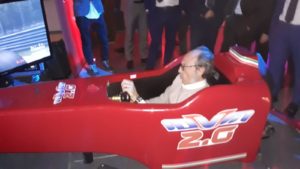 Guido Meda de nuevo en el F1 Driving Simulator con Fbrand