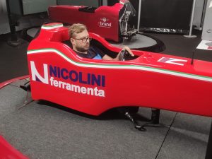 Ferramenta Nicolini il Simulatore F1 è presente al evento aziendale - Simulatori Formula 1 Fbrand