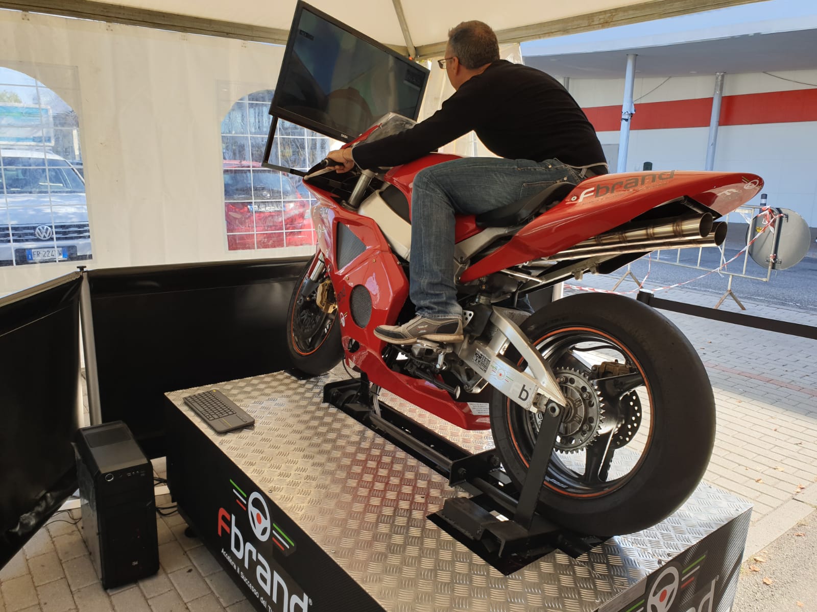 How much does the Dynamic Professional Motorcycle Simulator cost?