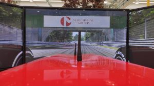 Brandizzazione Circuito Simulatore Auto - Simulatore Formula 1 Fbrand Marchesini Group