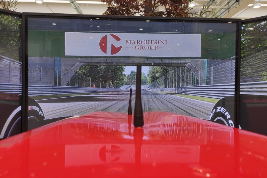 F1 وأجهزة محاكاة للدراجات النارية في بولونيا من أجل Marchesini Group Open