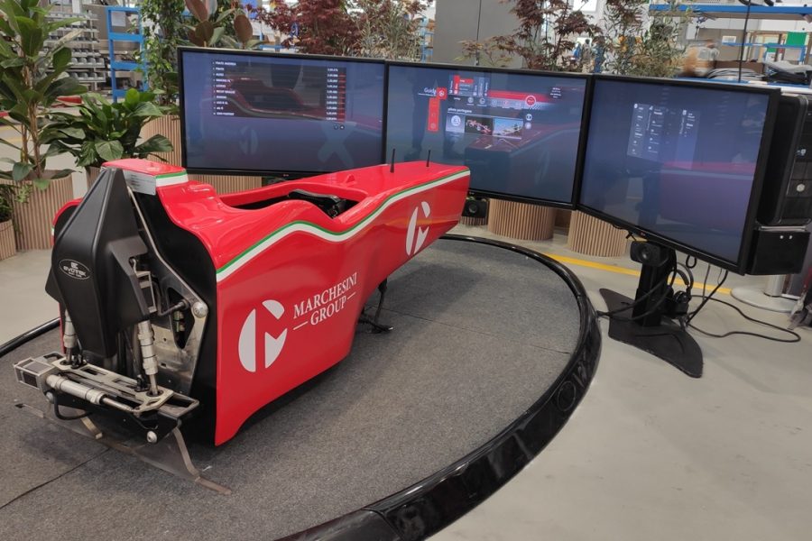 Simuladores de F1 e Motos em Bolonha para o Marchesini Group Open